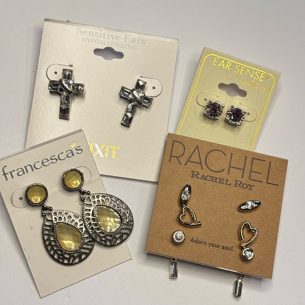 Earring bundle - 6 pairs | Francesca’s, Rachel Roy, and MIXIT Designs